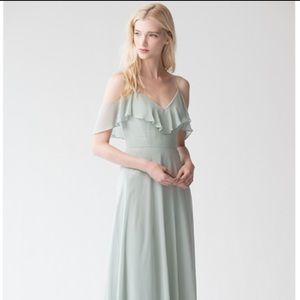 Jenny Yoo Mila dress in Morning Mist